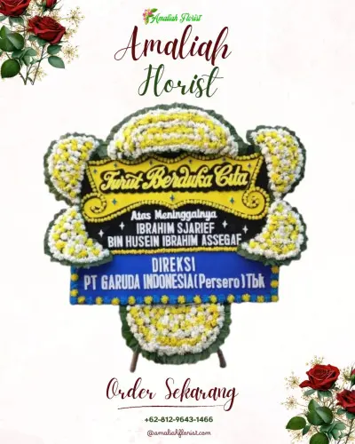 Papan Bunga Duka di Samong