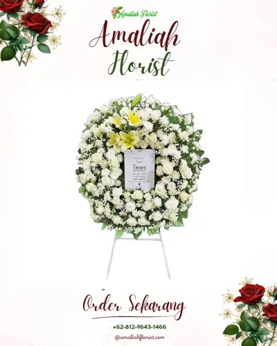 Krans Bunga Duka Cita di Samong
